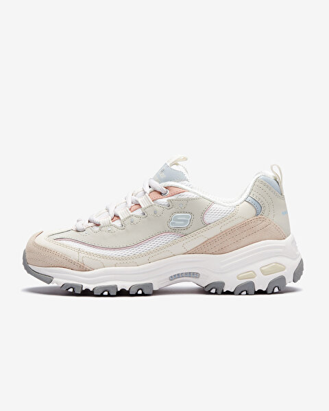 Skechers D lites Sandy Beaches Kad n Bej Sneakers 149238 NAT